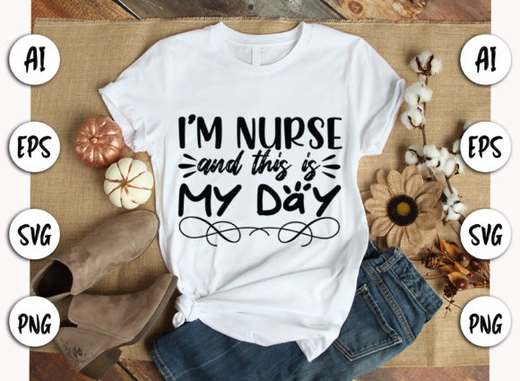 Nurse T-shirt Design 14: Graphics for Crafts
