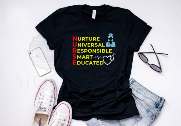 Nurse Typography Tshirt Template
