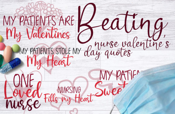 Nurse Valentine's Day Quotes: Graphics for Crafts