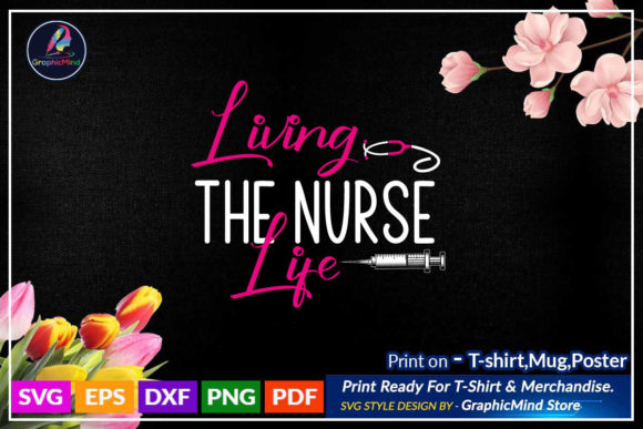 Nursing Lover SVG Design: Graphics for Crafts