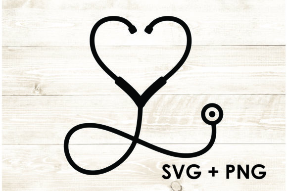 Stethoscope Heart - Nurse Doctor Love